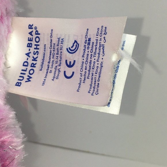 Build A Bear Workshop Plush Twinkle Deer Pink Sparkle Reindeer Stuffed Animal - Picture 6 of 12